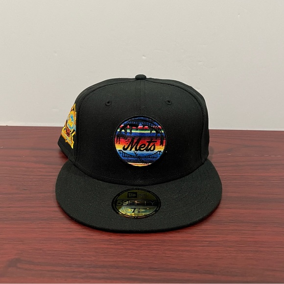 New Era, 59Fifty Fitted Hat, New York Mets, Woven Blanket - Picture 1 of 11